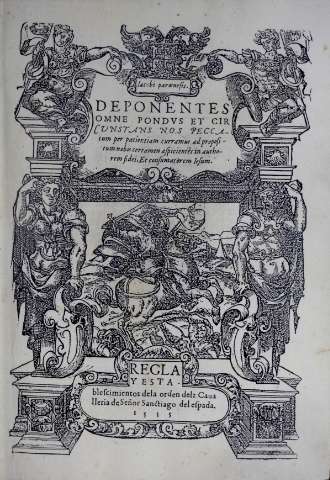Regla y establecimientos dela orden dela... (1555)