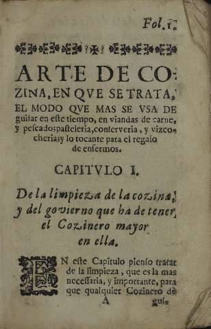 Arte de cozina en que se trata el modo en que... (1620)