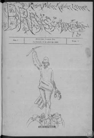 Brisas y tormentas : revista política-artística... (Publicación: 1900)