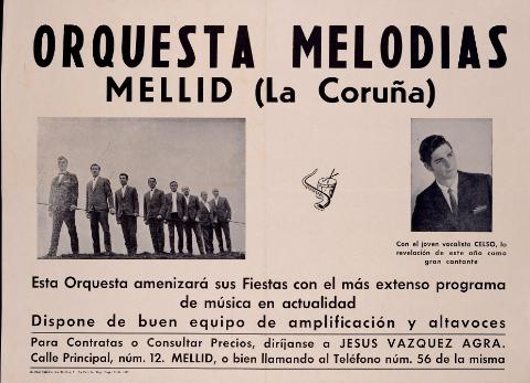 Orquesta Melodías : Mellid (La Coruña) (Publicación: 1970)