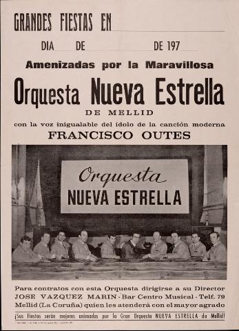 Orquesta Nueva Estrella de Mellid :  con la voz... (Publicación: 1970)